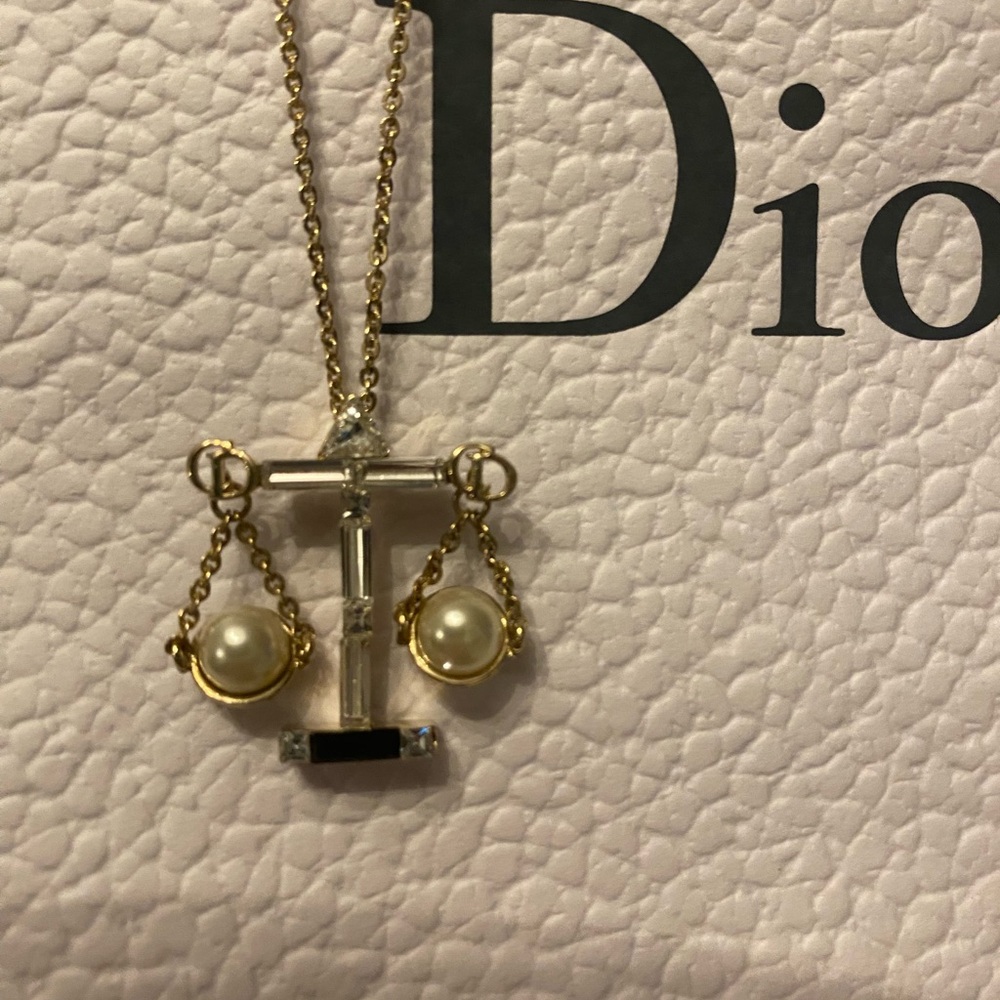 Dior Gold and Silver Scales Necklace